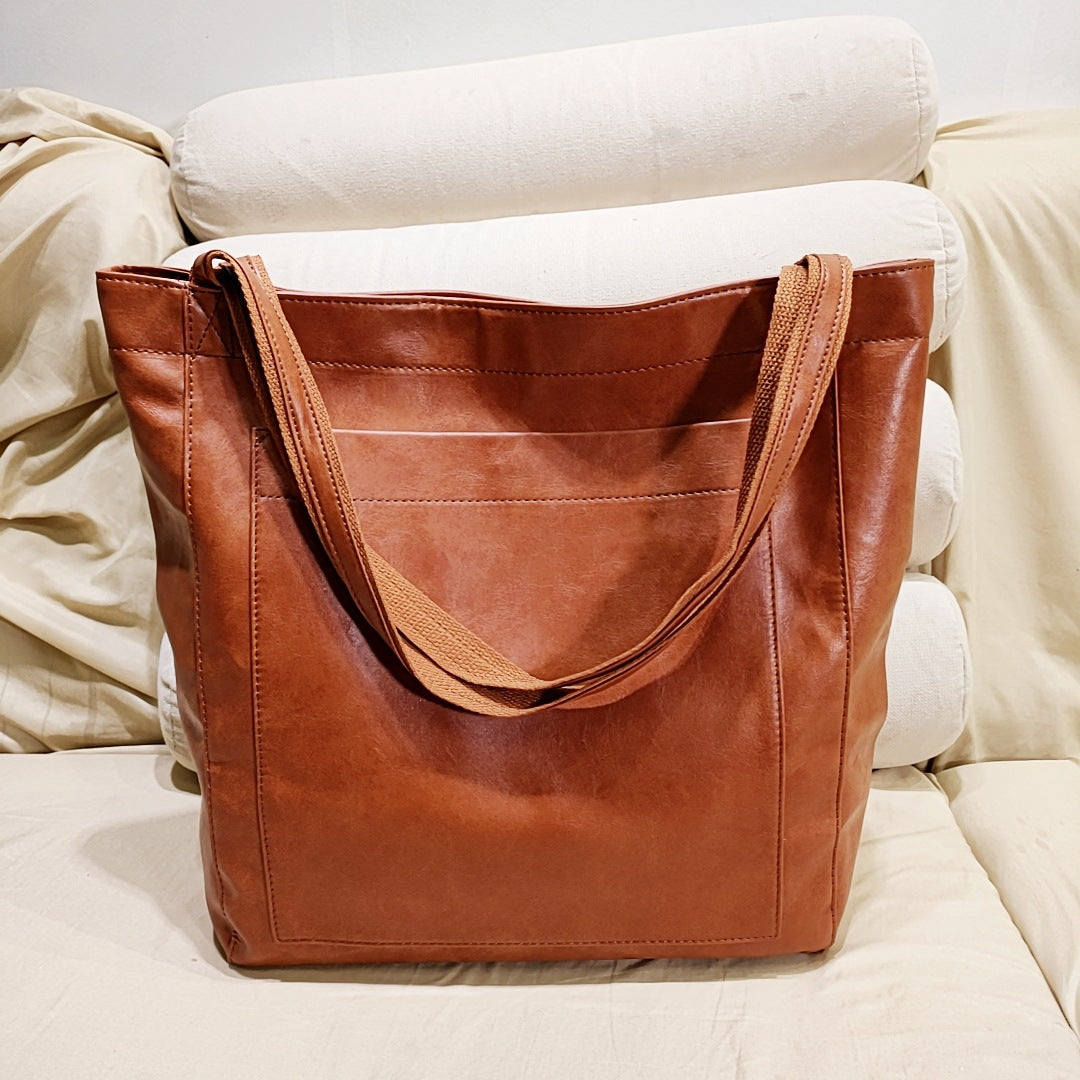 Davy | Women's Structured Tote Bag with Top Handles