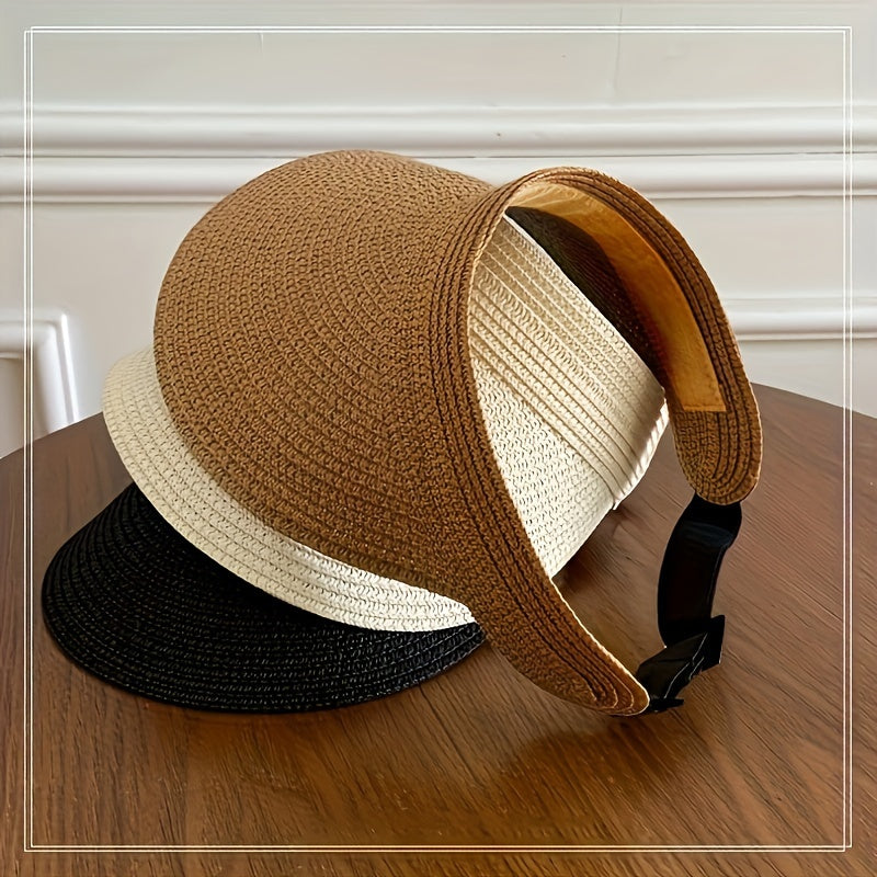 Davy | Women's Foldable Wide Brim Visor Hat