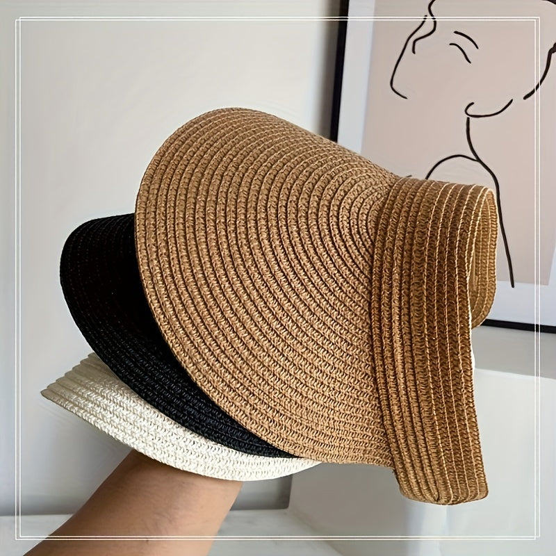 Davy | Women's Foldable Wide Brim Visor Hat