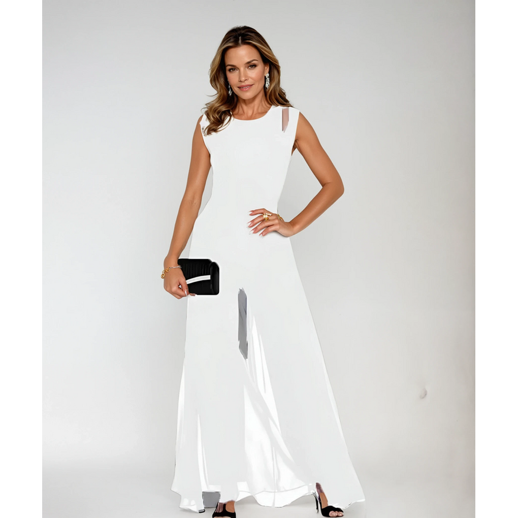 Chic Sleeveless Wide Leg Jumpsuit