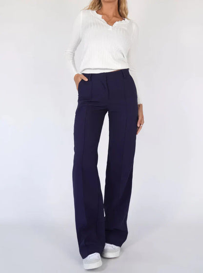 Sophisticated Tailored Wide Leg Pants