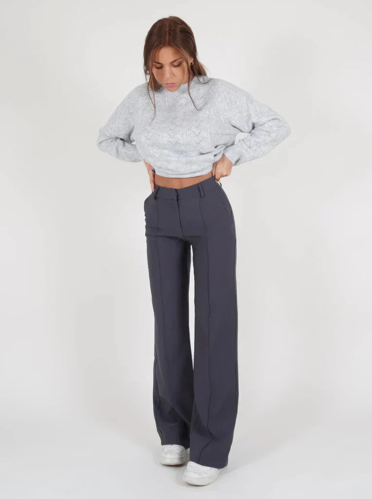 Sophisticated Tailored Wide Leg Pants