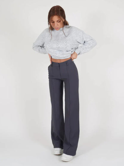 Sophisticated Tailored Wide Leg Pants