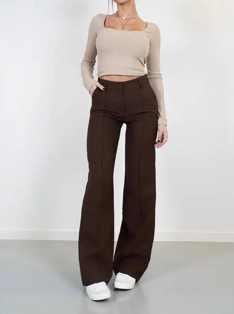 Sophisticated Tailored Wide Leg Pants