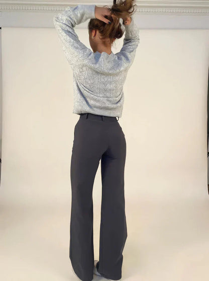 Sophisticated Tailored Wide Leg Pants