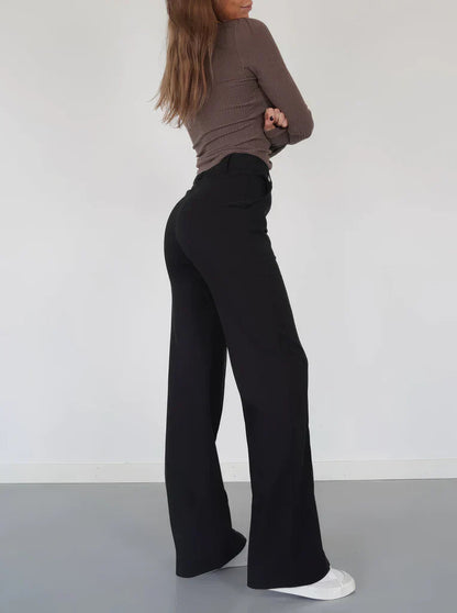 Sophisticated Tailored Wide Leg Pants