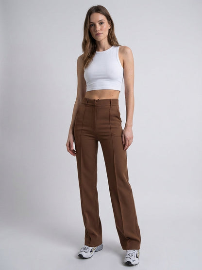 Sophisticated Tailored Wide Leg Pants