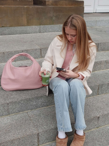 Davy | Women's Woven Tote Bag - Stylish & Spacious