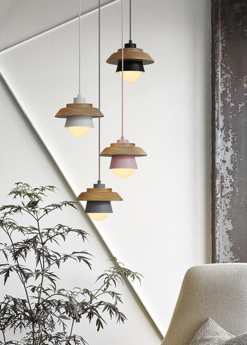 Davy | Wooden Pendant Lamp | Scandinavian Style Natural Light