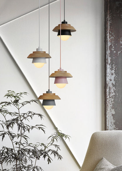 Davy | Wooden Pendant Lamp | Scandinavian Style Natural Light