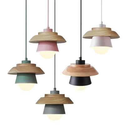 Davy | Wooden Pendant Lamp | Scandinavian Style Natural Light