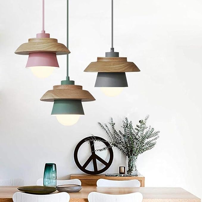 Davy | Wooden Pendant Lamp | Scandinavian Style Natural Light