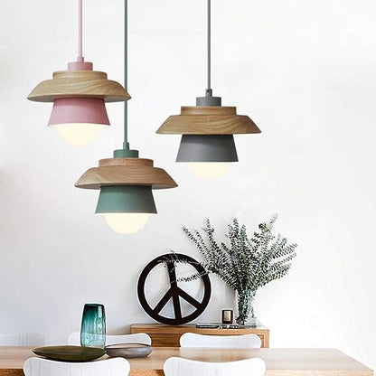 Davy | Wooden Pendant Lamp | Scandinavian Style Natural Light