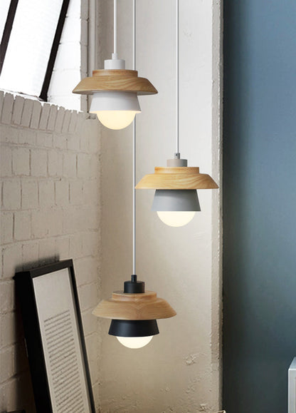 Davy | Wooden Pendant Lamp | Scandinavian Style Natural Light