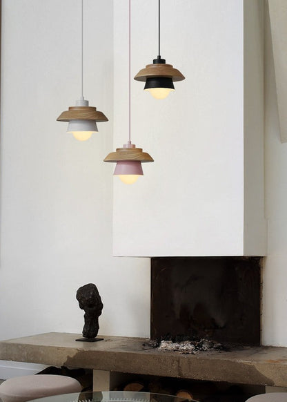Davy | Wooden Pendant Lamp | Scandinavian Style Natural Light