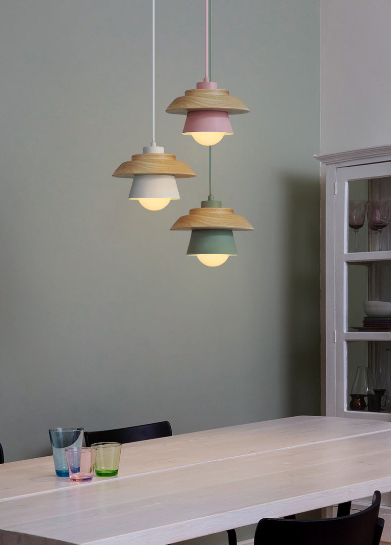 Davy | Wooden Pendant Lamp | Scandinavian Style Natural Light