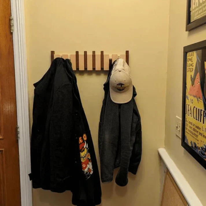 Davy | Wooden Piano Coat Rack - HarmonyCoat
