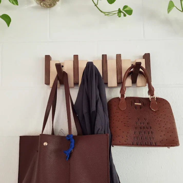 Davy | Wooden Piano Coat Rack - HarmonyCoat