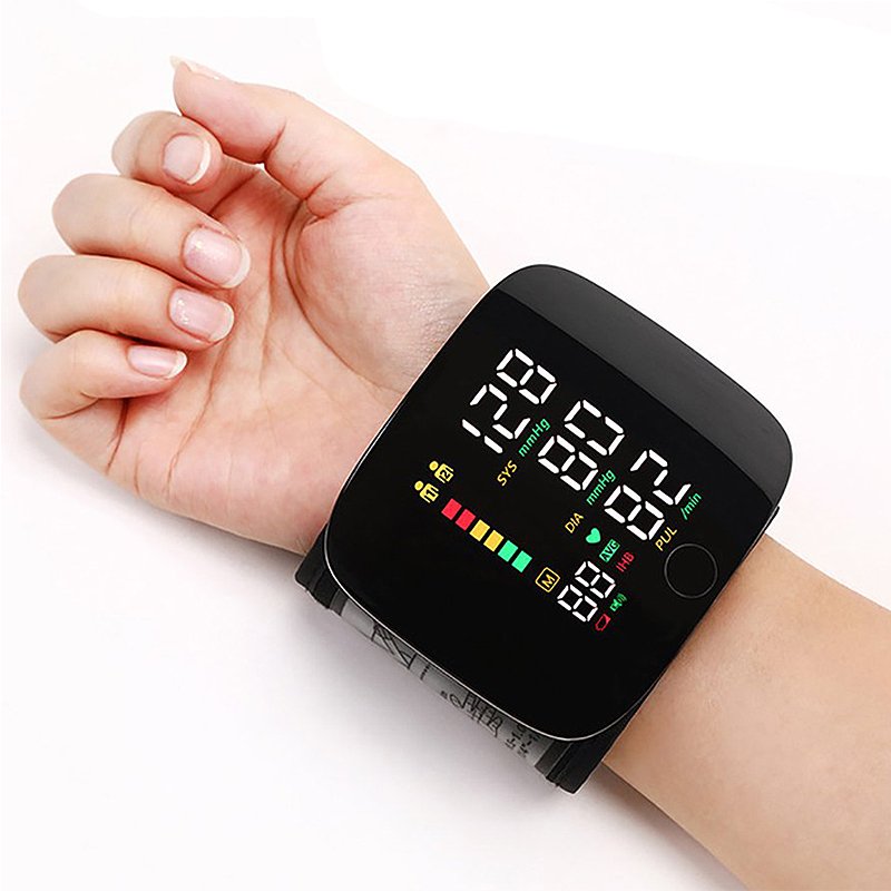 Davy | Wrist Blood Pressure Monitor – Electronic Portable Sphygmomanometer with Voice Alerts