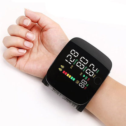Davy | Wrist Blood Pressure Monitor – Electronic Portable Sphygmomanometer with Voice Alerts