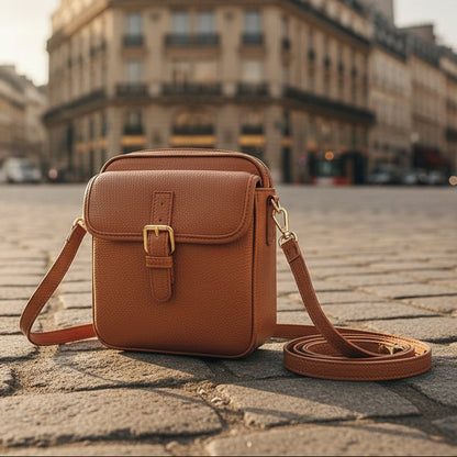 DAYGUARD – Compact crossbody with secure zippers and ample space