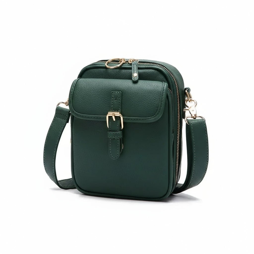 DAYGUARD – Compact crossbody with secure zippers and ample space