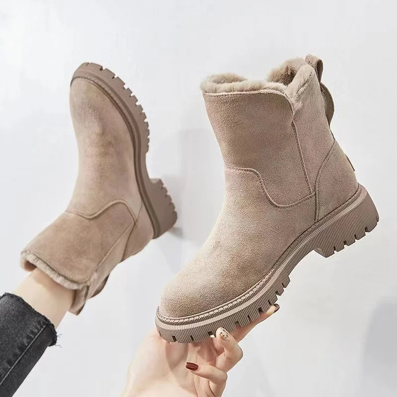 Cozy Winter Mid-Calf Boots