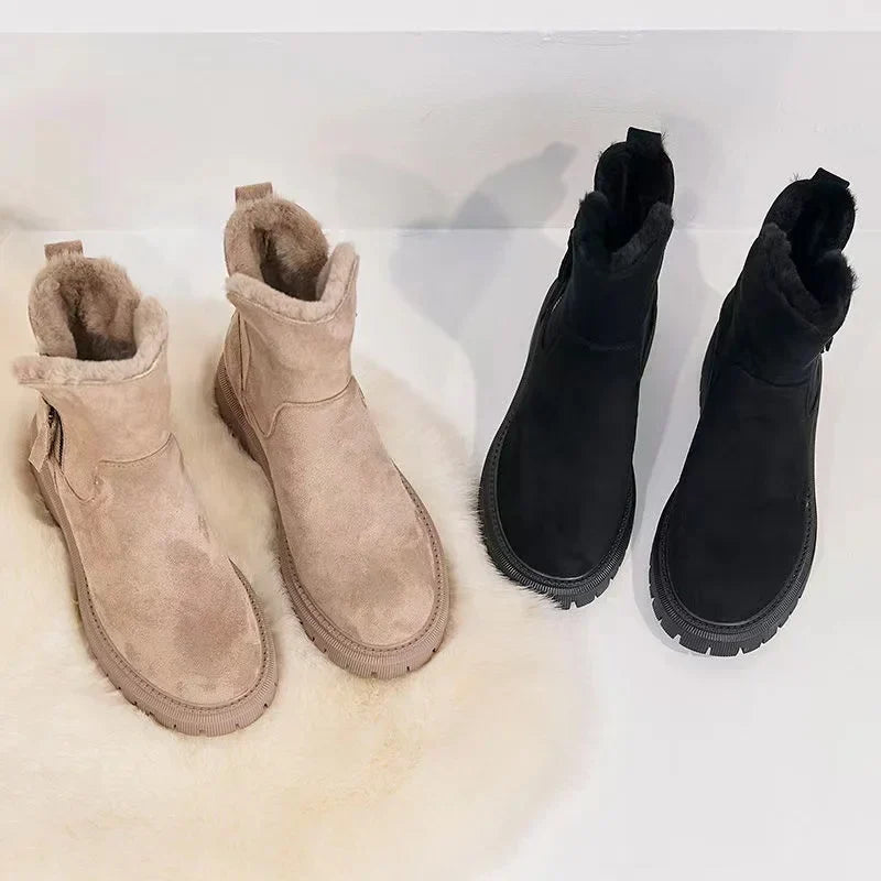 Cozy Winter Mid-Calf Boots