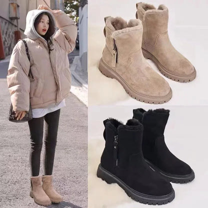 Cozy Winter Mid-Calf Boots