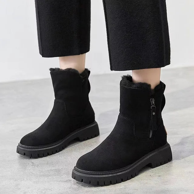 Cozy Winter Mid-Calf Boots