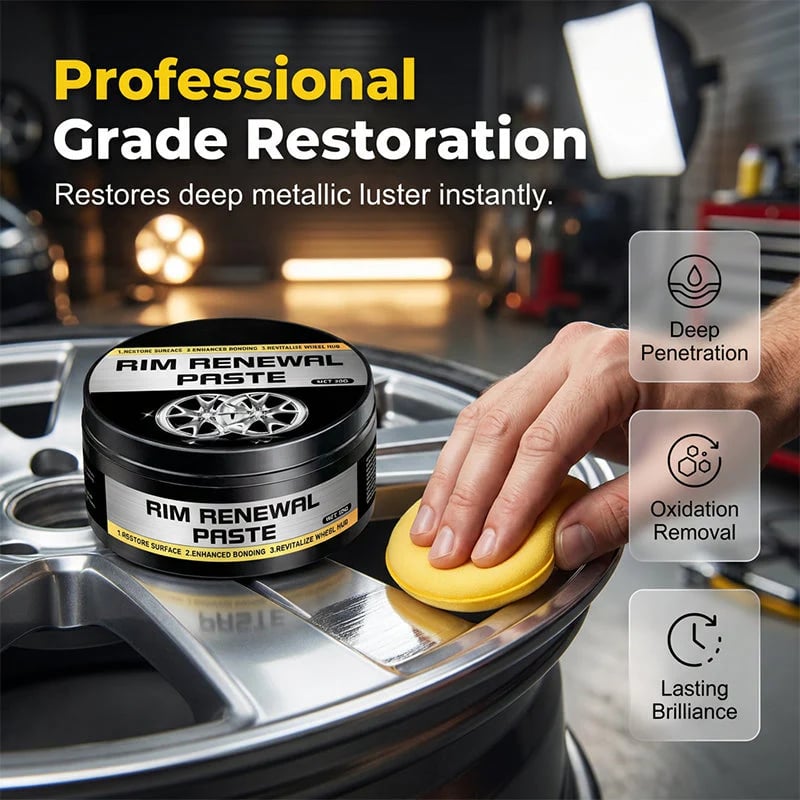 2026 HOT SALE50K+ SOLD! All‑in‑One Wheel Restoration Paste