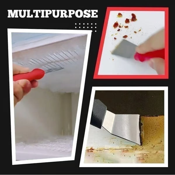 All-in-One Cleaning Spatula Remove Grime, Residue & Stubborn Build-Up