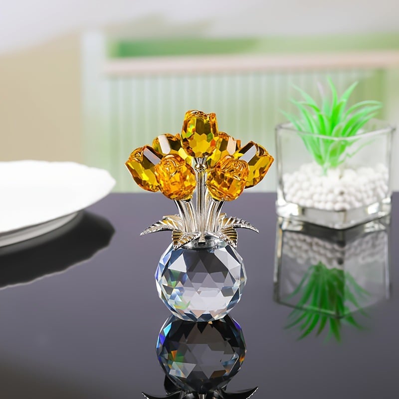 Eternal Colorful Rose Ornament – A timeless symbol of love and elegance