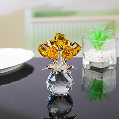 Eternal Colorful Rose Ornament – A timeless symbol of love and elegance