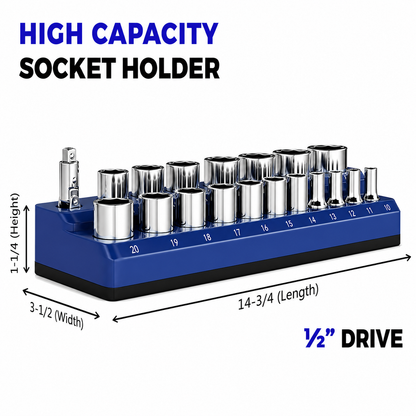 Magnetic Socket Organizer-Find Every Socket Instantly