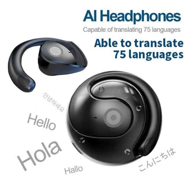 LAST DAY SALE 60% OFFAI Translation Wireless Bluetooth Translation Earbuds