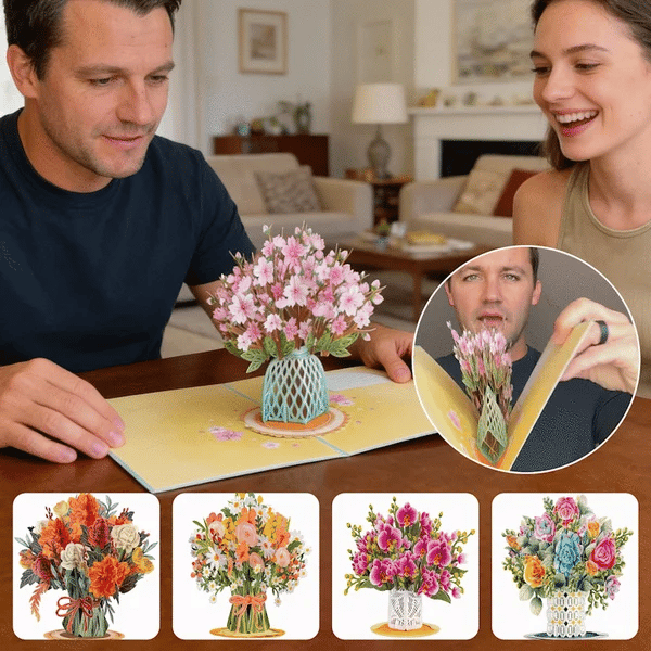 Paper Love Mother's Day Card, Happy Mothers Day Pop Up Card 3D Design