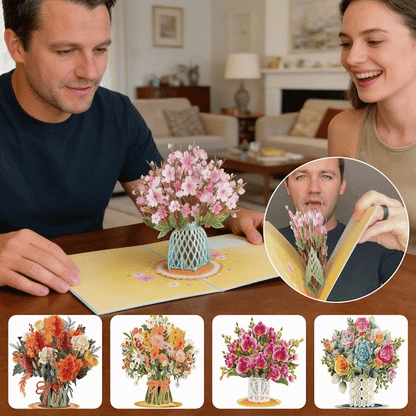 Paper Love Mother's Day Card, Happy Mothers Day Pop Up Card 3D Design