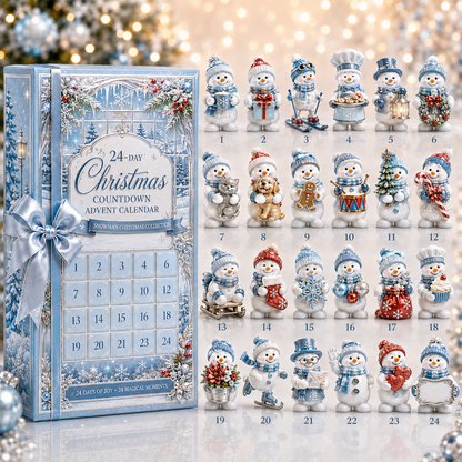 24-Day Christmas Countdown Advent Calendar – Snowman Christmas Series