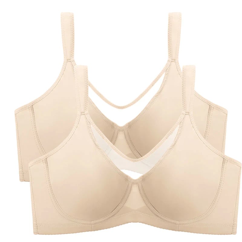 Women's Elegant Sheer Full Coverage Minimizer Bra Plus Size for Large Busts | No Digging, No Spillage & Ultra Comfy