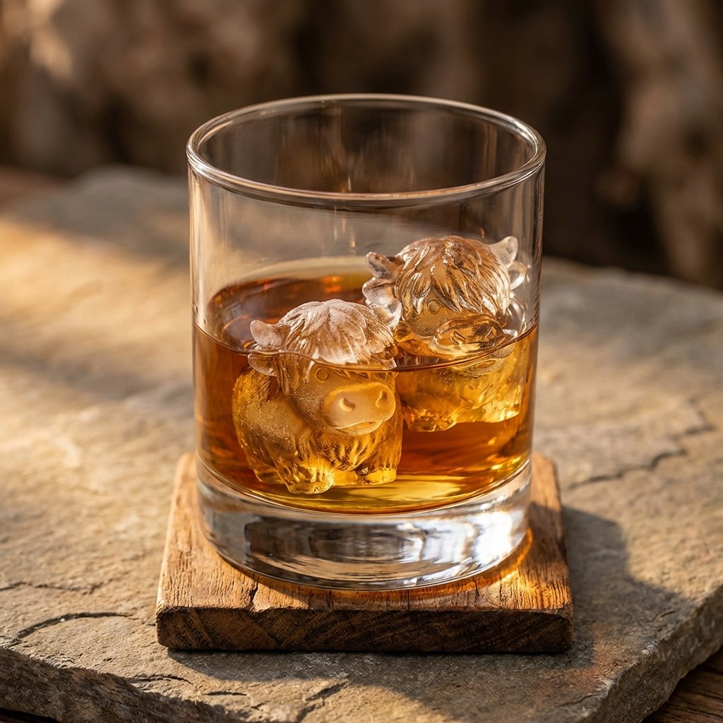 Mini Highland Cow/Rabbit Ice Cube Mold – Cute 3D Ice for Drinks, Parties & Gifts