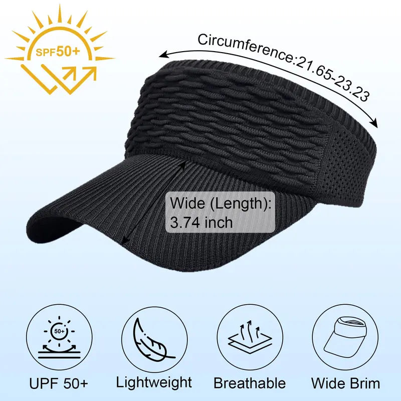 Women's UV-Protective Ponytail Sun Hat