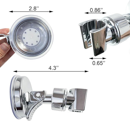 Hot Sale 49% OFF | Adjustable Shower Head Holder Set | No-Drill Suction Mount (2PCS)