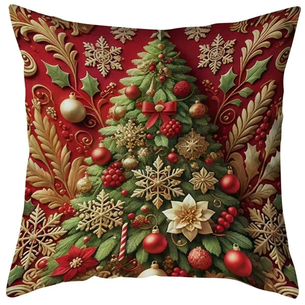 Christmas Best Seller Festive Red Pillow Cover — Add Holiday Cheer to Your Home