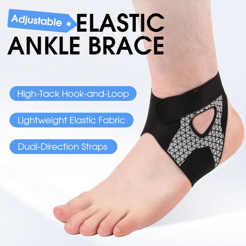 BUY 1 FREE 1 Adjustable Elastic Ankle Brace Comfortable Support for Sports, Walking & Daily Use