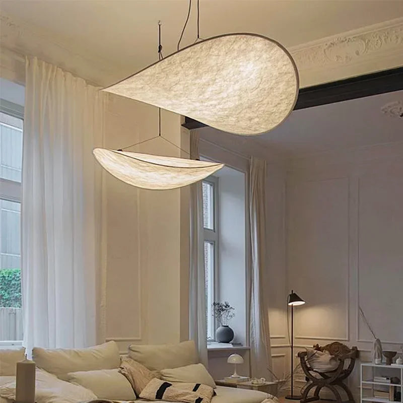 Ambient Fabric Light Fixture for Cozy Interiors