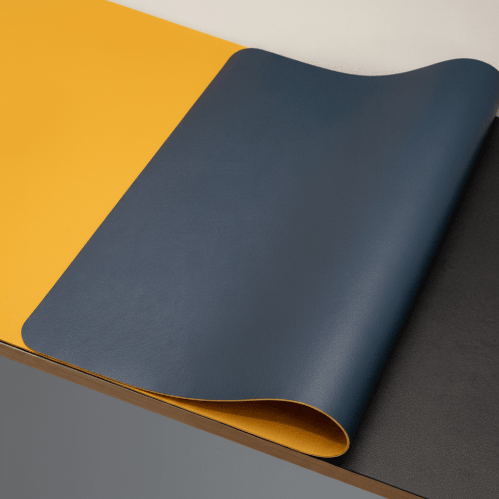DESKSHIELD – Premium PU leather desk pad for precise mouse control