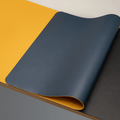 DESKSHIELD – Premium PU leather desk pad for precise mouse control