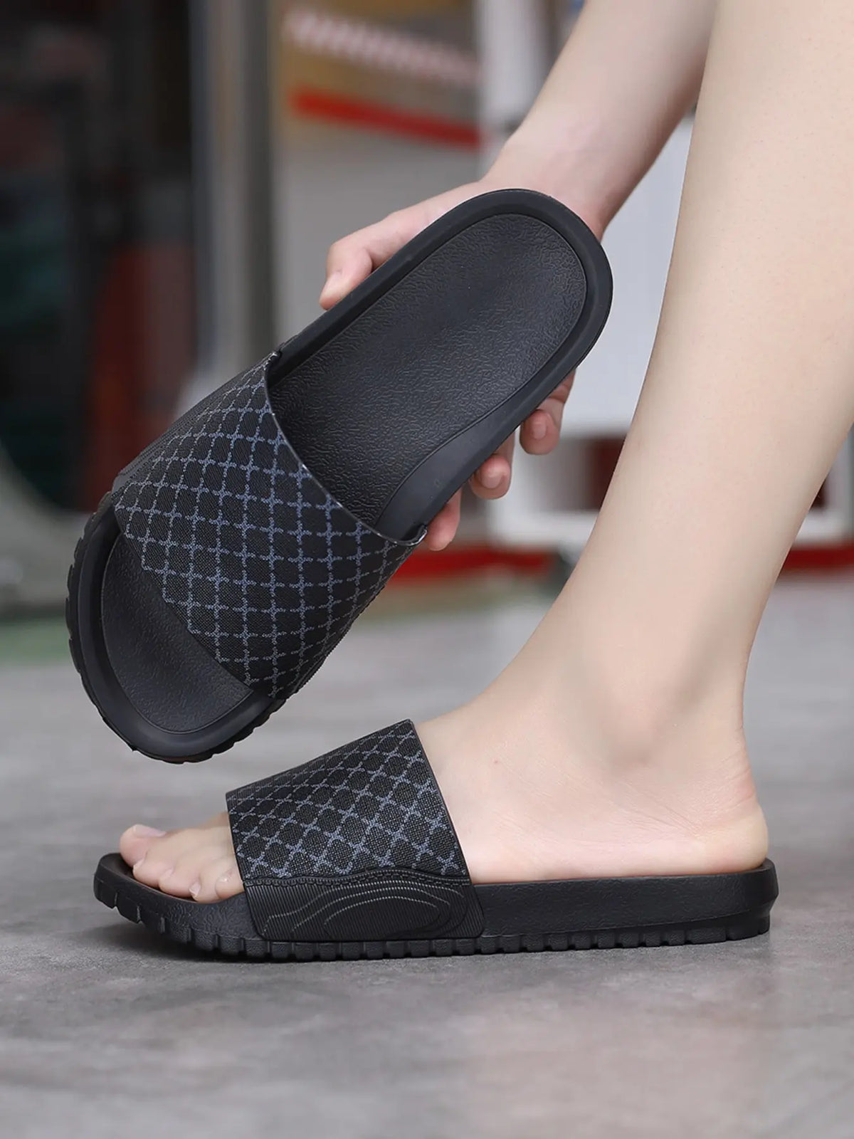 Unisex Floral Slides – Lightweight