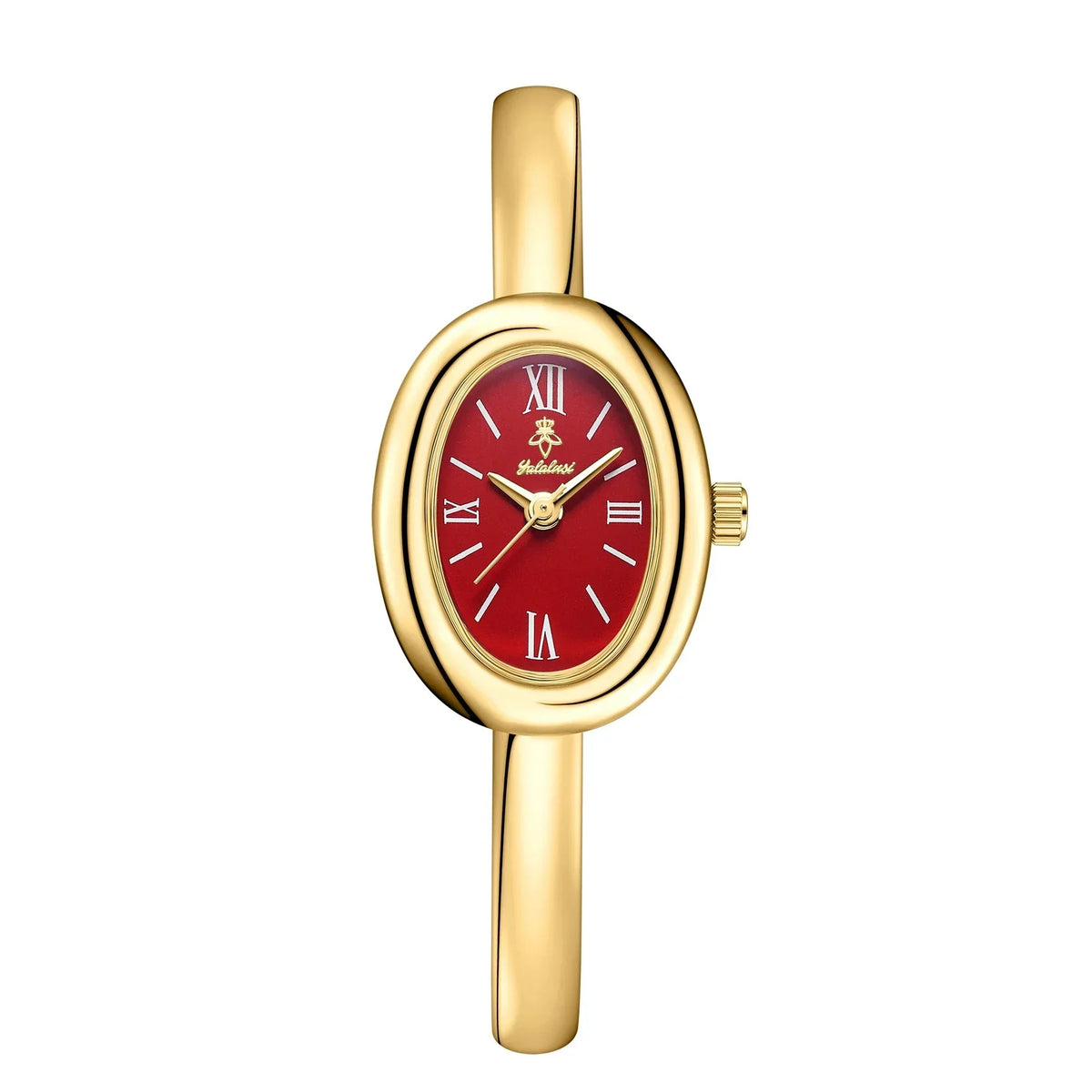 Elegant Oval Bangle Watch: Modern & Classic